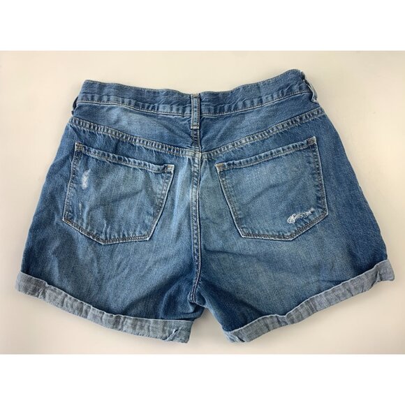 Old Navy Women's 4 The/Le Boyfriend Denim Shorts - Picture 2 of 3